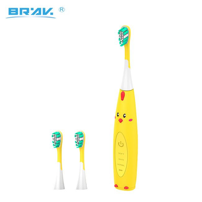 Teeth Caring Sonic Electric Baby Toothbrush with USB Charging and Soft Bristle