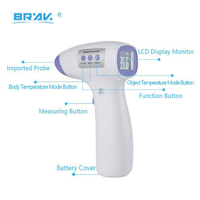 non contact forehead infrared thermometer
