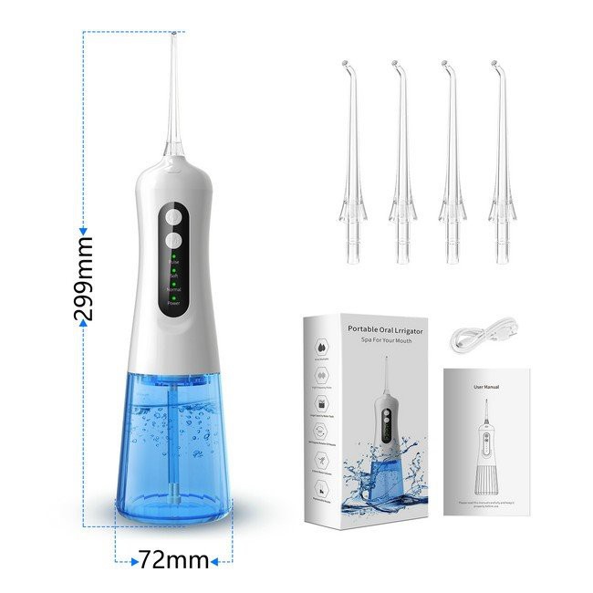 cordless oral water flosser